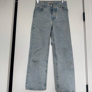 Levi’s ribcage straight ankle jeans